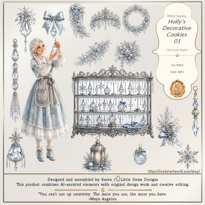 (image for) Mini Gems | CU | Eira | Crystal Ornament Maker 01